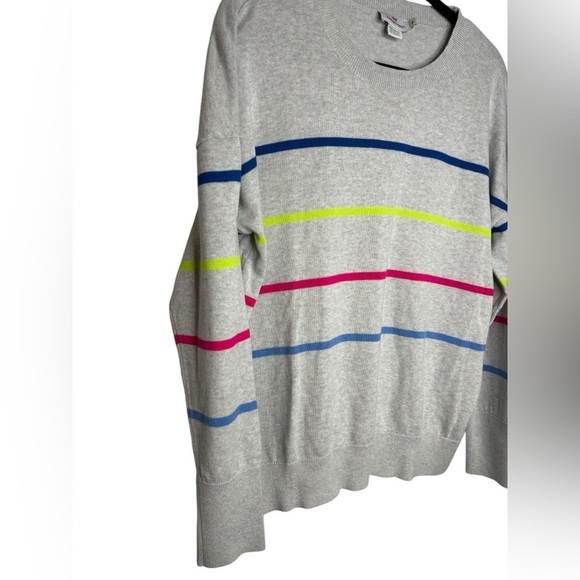 Vineyard Vines Men’s Grey Stripped Sweater Size Medium - Picture 2 of 10